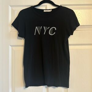 Rag & Bone black NYC teeshirt, Sz Xsmall